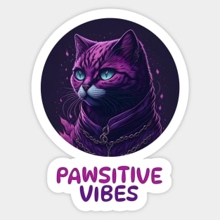 Pawsitive Vibes Sticker